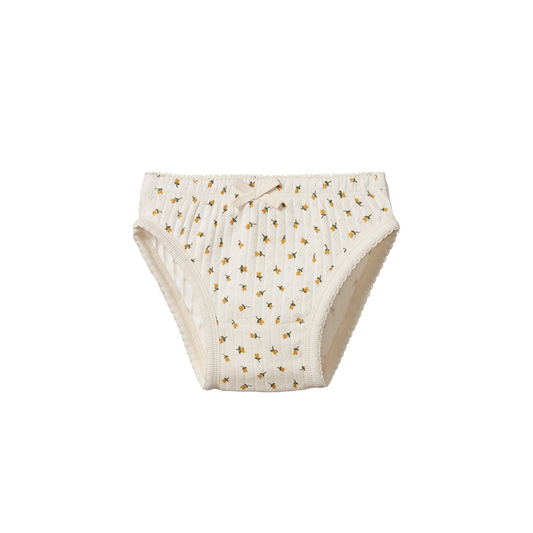 Nature Baby Knickers Pointelle Tulip Print