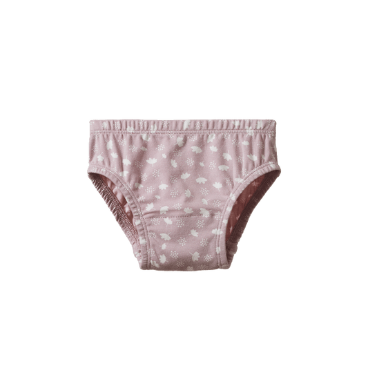 Nature Baby Jersey Knickers Dandelion Lilac Print