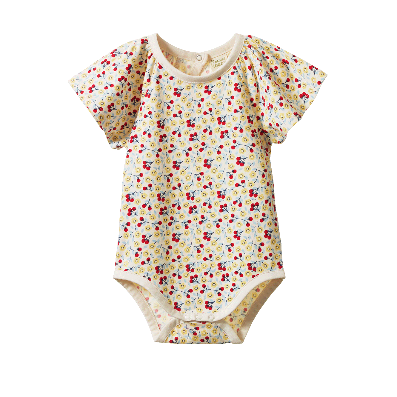 Nature Baby Faye Bodysuit Kitchen Garden Print