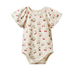 Nature Baby Faye Bodysuit Strawberry Blush Print