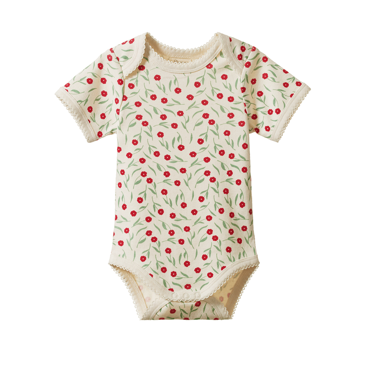 Nature Baby Short Sleeve Bodysuit Joiette Print