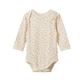 Nature Baby Long Sleeve Bodysuit Pointelle Dandelion Print