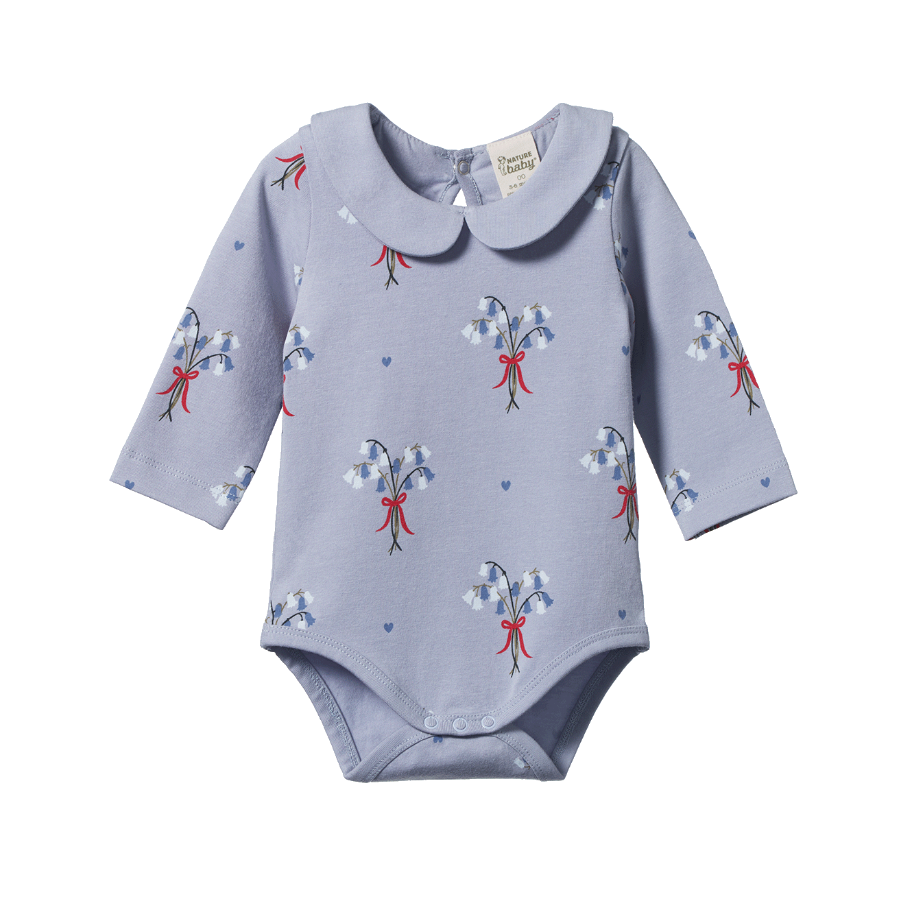 Nature Baby Agnes Bodysuit Bluebelle Print