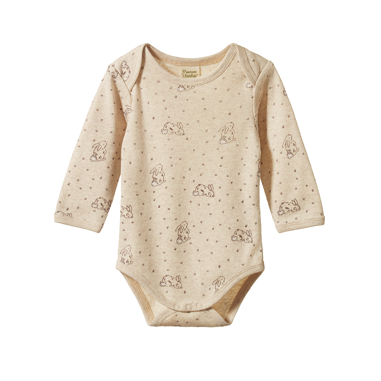 Nature Baby Long Sleeve Bodysuit Bramble Burrow Print