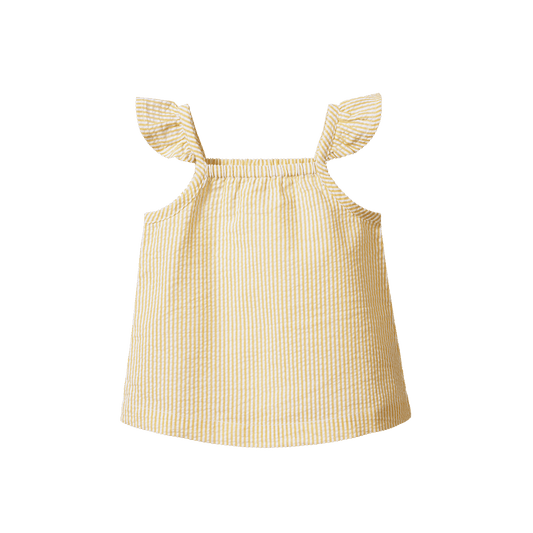 Nature Baby Petal Top Golden Stripe