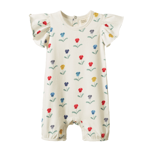 Nature Baby Tilly Suit Delphine Blooms Print