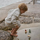Nature Baby Jimmy Shorts Sweatshirting Stripe Trio