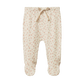 Nature Baby Footed Rompers Pointelle Dandelion Print