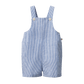 Nature Baby Tucker Shortie Overalls Linen Blue Stripe