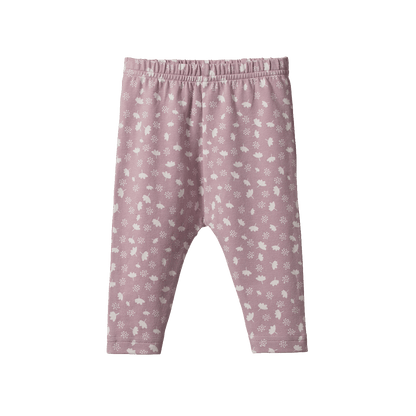 Nature Baby Leggings Dandelion Lilac Print