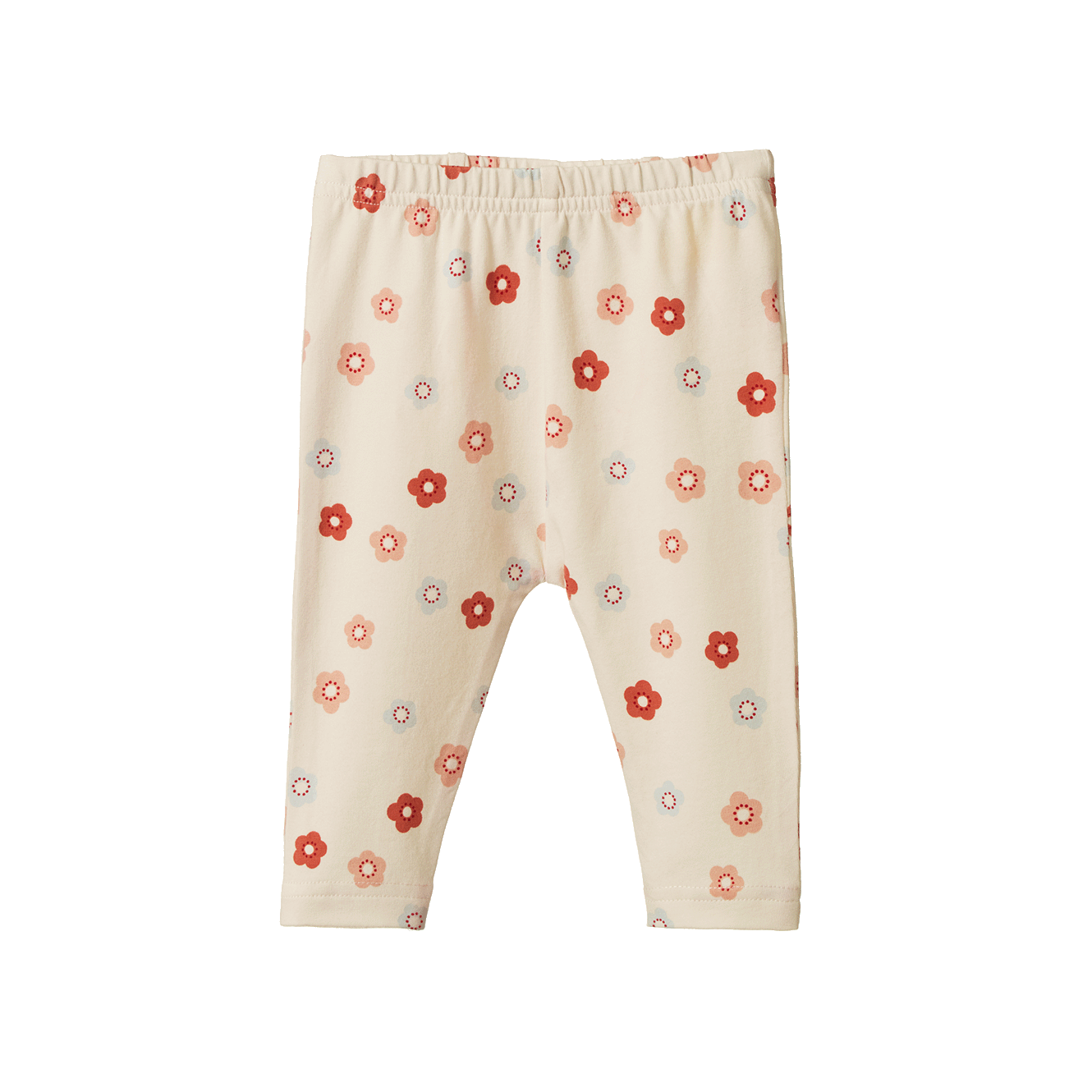 Nature Baby Leggings Petite Flora Stamp Print