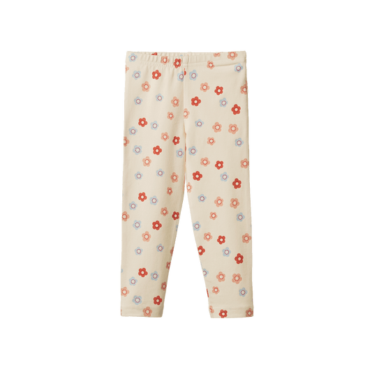 Nature Baby Leggings Petite Flora Stamp Print