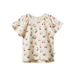 Nature Baby Faye Tee Strawberry Blush Print