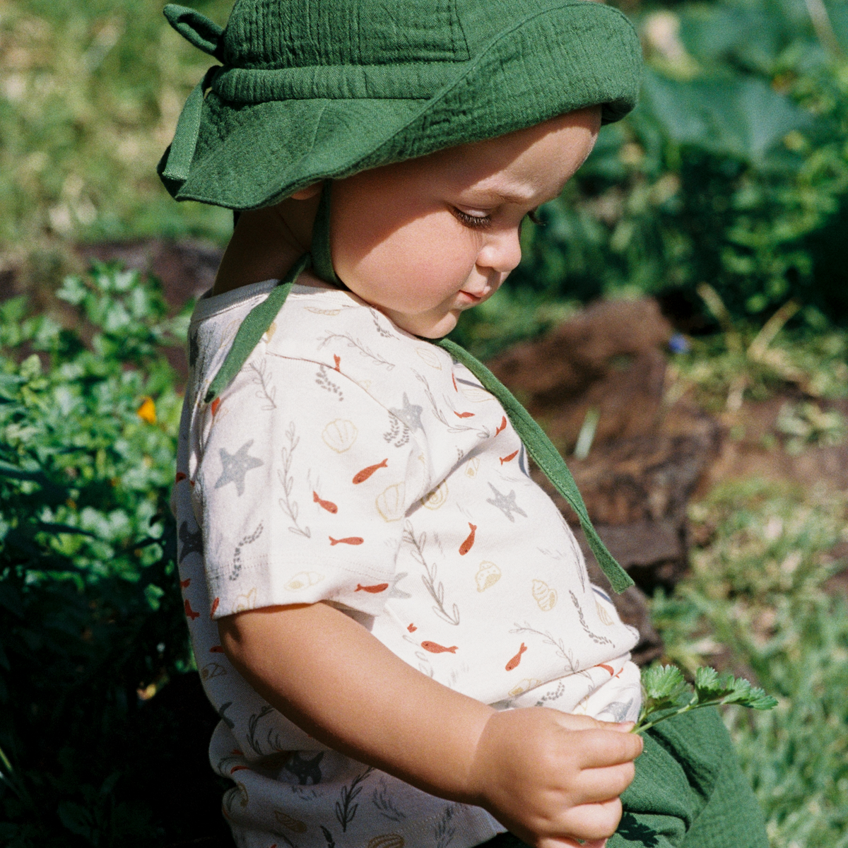 Nature Baby Short Sleeve River Tee Snorkel Print