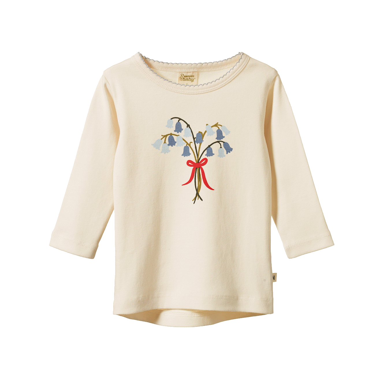 Nature Baby Long Sleeve Cloud Tee Bluebelle Print