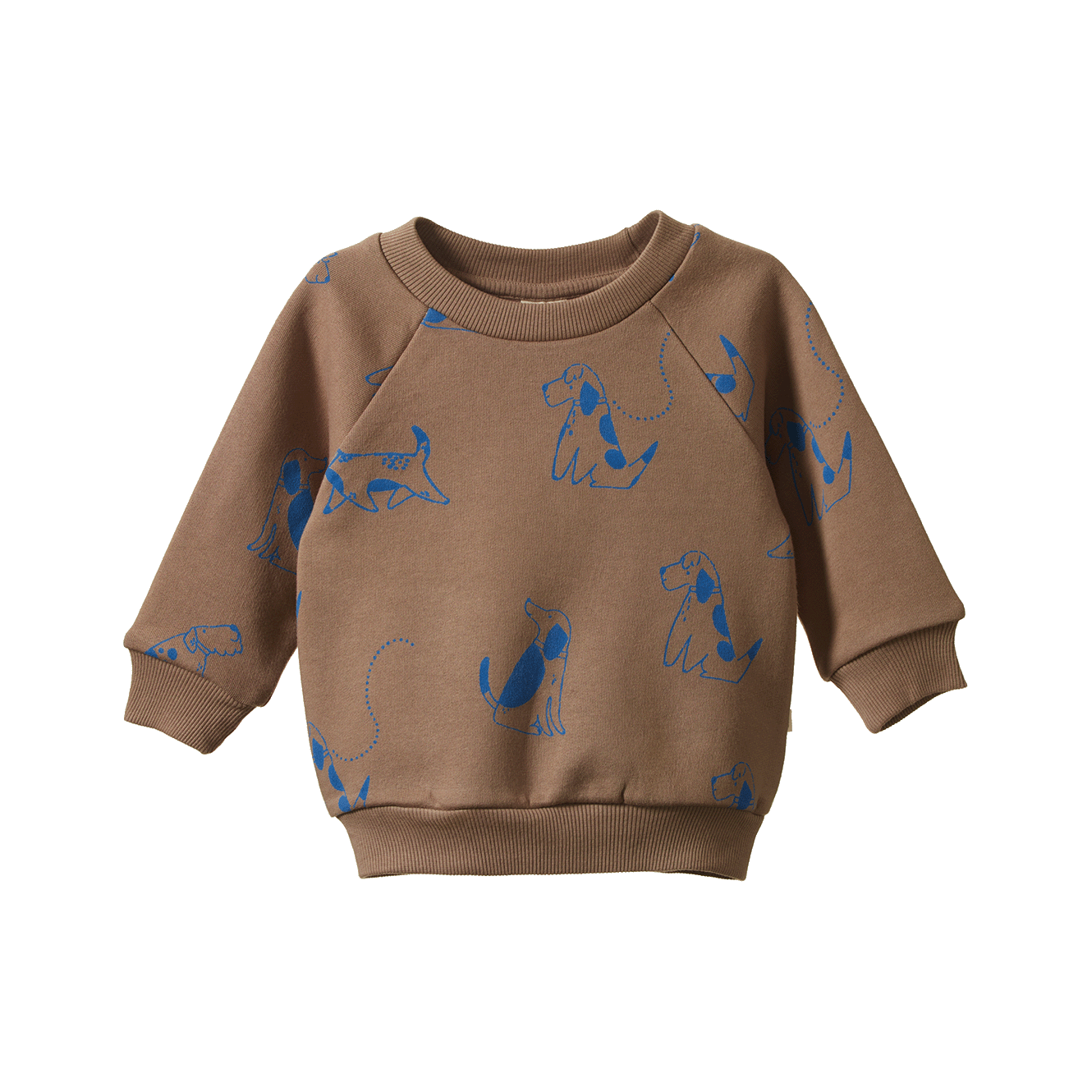 Nature Baby Emerson Sweater Dog Walks Print