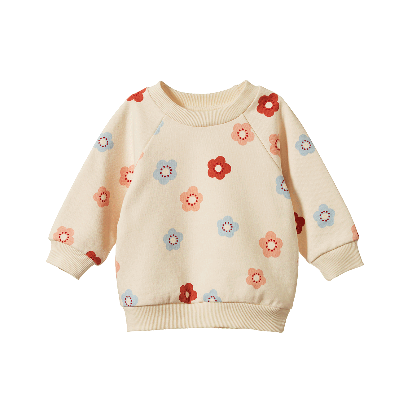 Nature Baby Emerson Sweater Flora Stamp Print