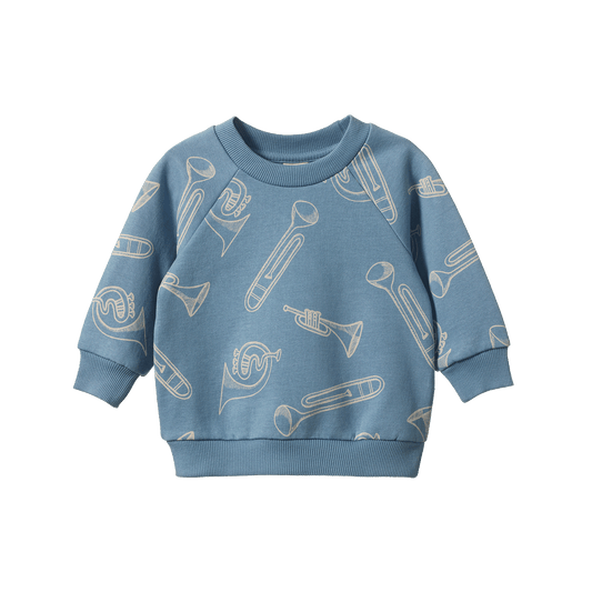 Nature Baby Emerson Sweater Jazz Print