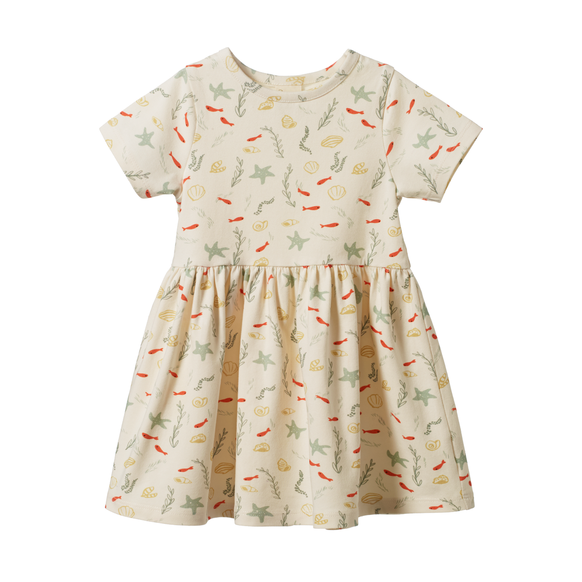 Nature Baby Saturday Dress Snorkel Print