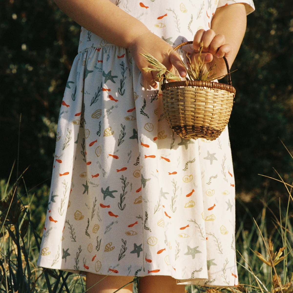 Nature Baby Saturday Dress Snorkel Print