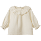 Nature Baby Ruffle Cameron Blouse Natural