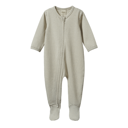 Nature Baby Dreamlands Suit Mushroom Pinstripe