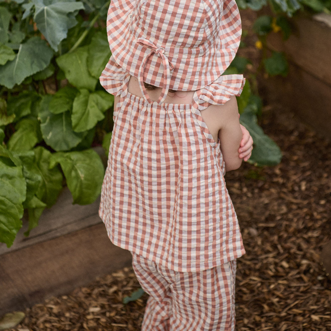 Nature Baby Sunhat Dandelion Gingham