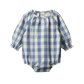 Nature Baby Meadow Bodysuit Gingham Bluebelle Check