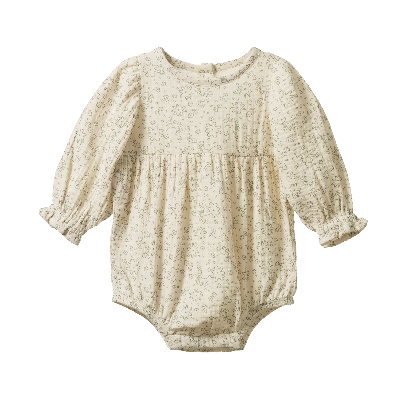 Nature Baby Willow Bodysuit Muslin Bloomsbury Print