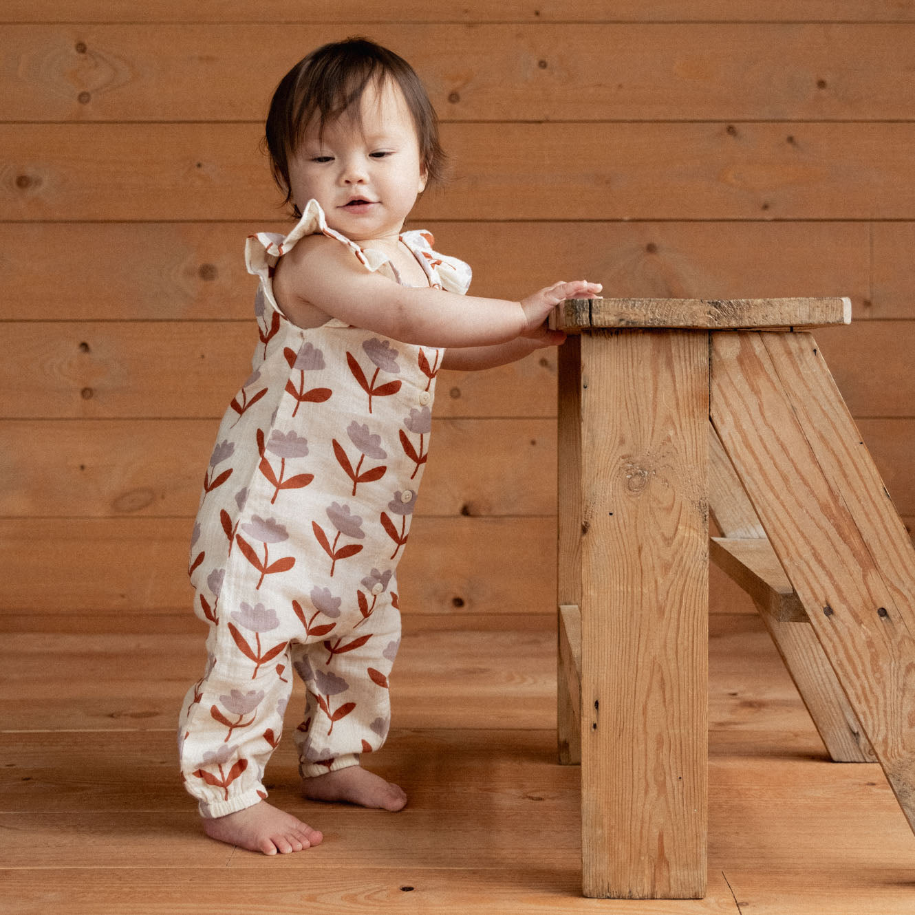 Nature Baby Tilda Suit Muslin Fleurette Print