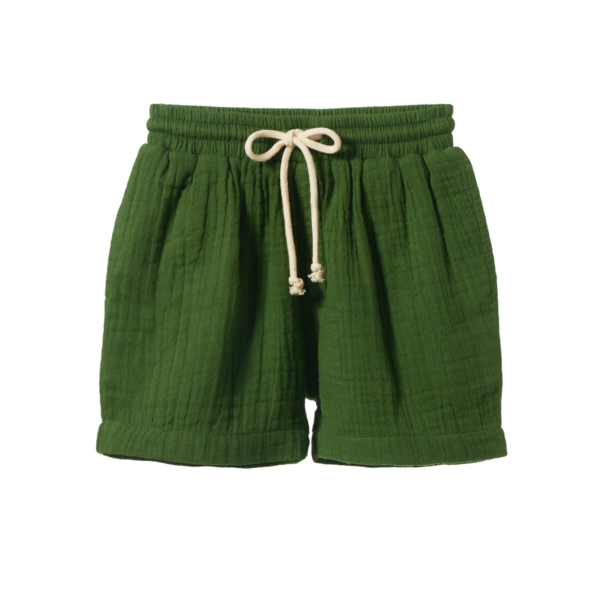 Nature Baby James Shorts Muslin Fir Green