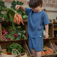 Nature Baby James Shorts Muslin Vintage Indigo