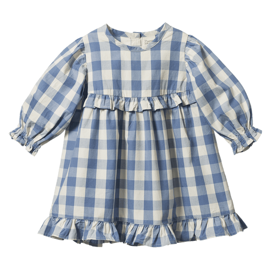 Nature Baby Nora Dress Bluebelle Check