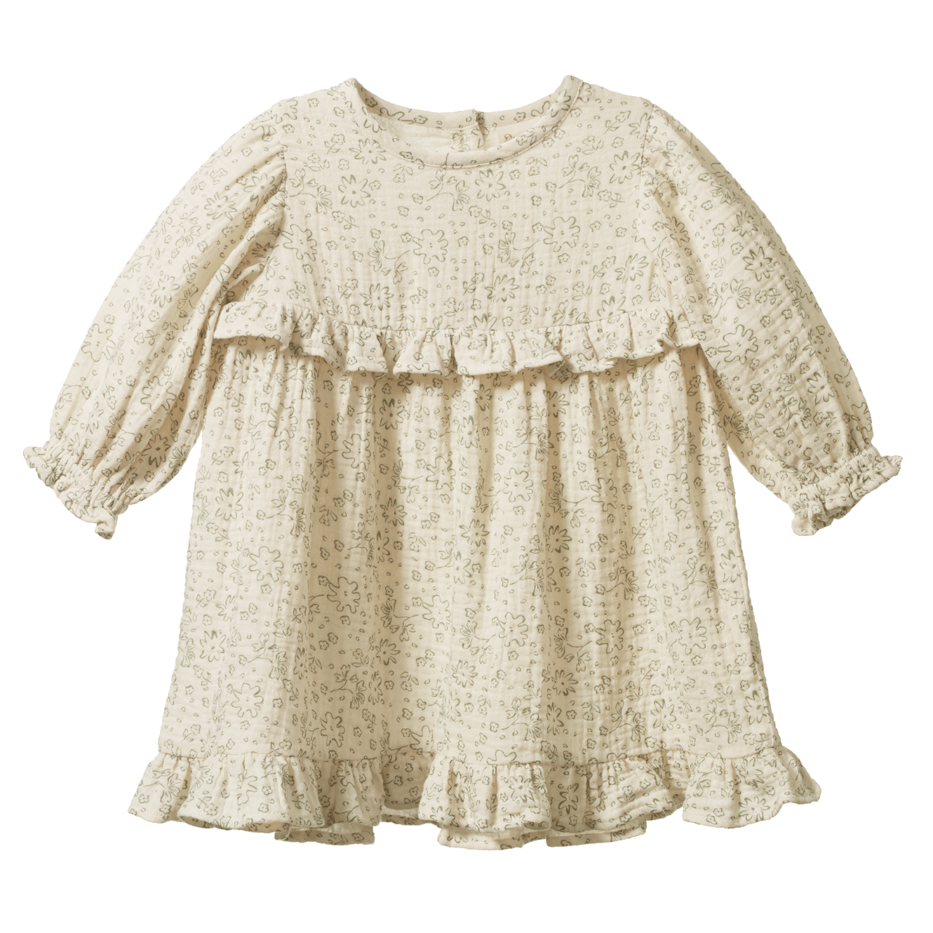 Nature Baby Nora Dress Muslin Bloomsbury Print