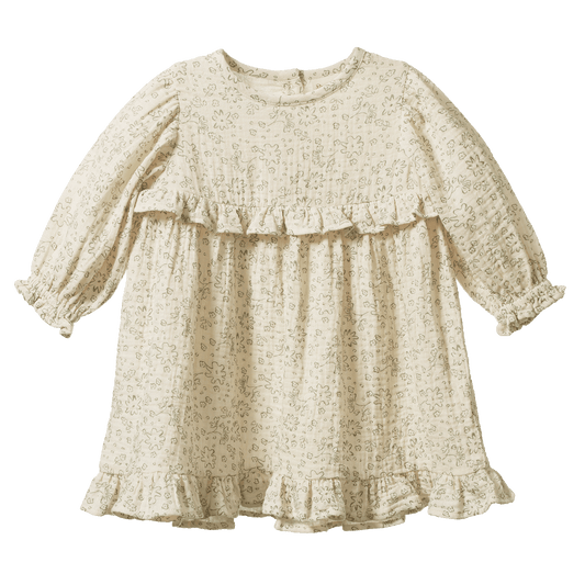 Nature Baby Nora Dress Muslin Bloomsbury Print