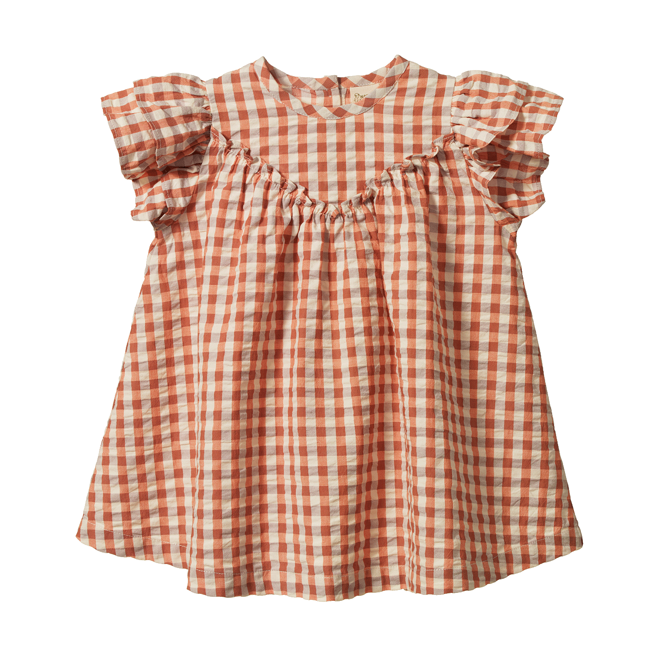 Nature Baby Una Dress Dandelion Gingham