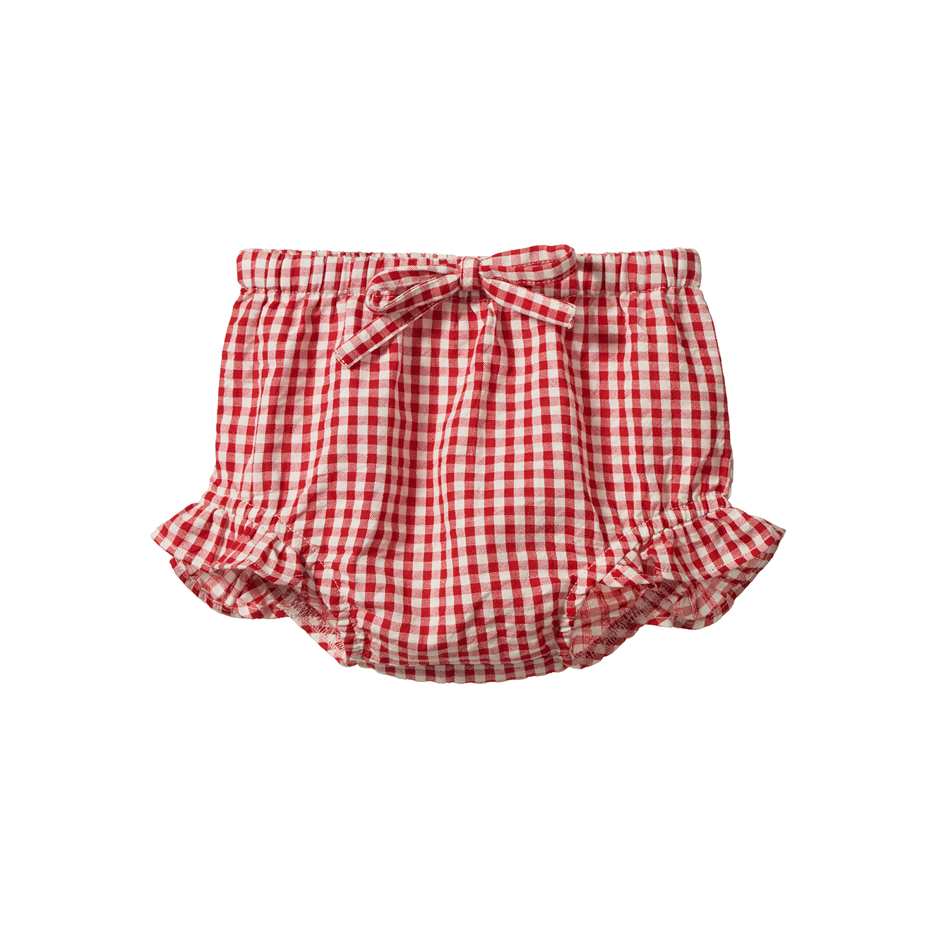 Nature Baby Petal Set Red Gingham Check
