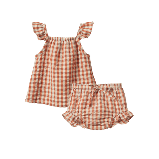 Nature Baby Petal Set Dandelion Gingham