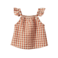 Nature Baby Petal Top Dandelion Gingham