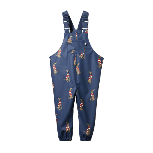 Nature Baby Splash Overalls Best Friend Indigo Print