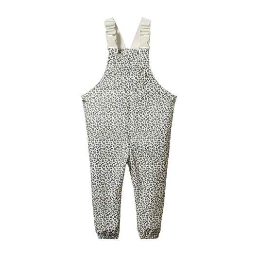Nature Baby Splash Overalls Briarwood Heron Print