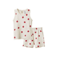 Nature Baby Singlet Pyjama Set Flora Red Print