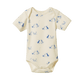 Nature Baby Short Sleeve Bodysuit Dog Walk Print