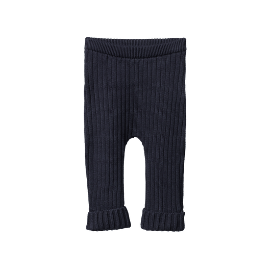 Nature Baby Lou Pants Cotton Knit Navy