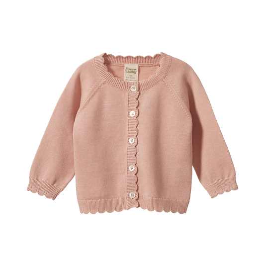 Nature Baby Liliette Cardigan Rose Dust