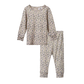 Nature Baby Merino Essential Long Sleeve Pyjamas Set Briarwood Lilac Print