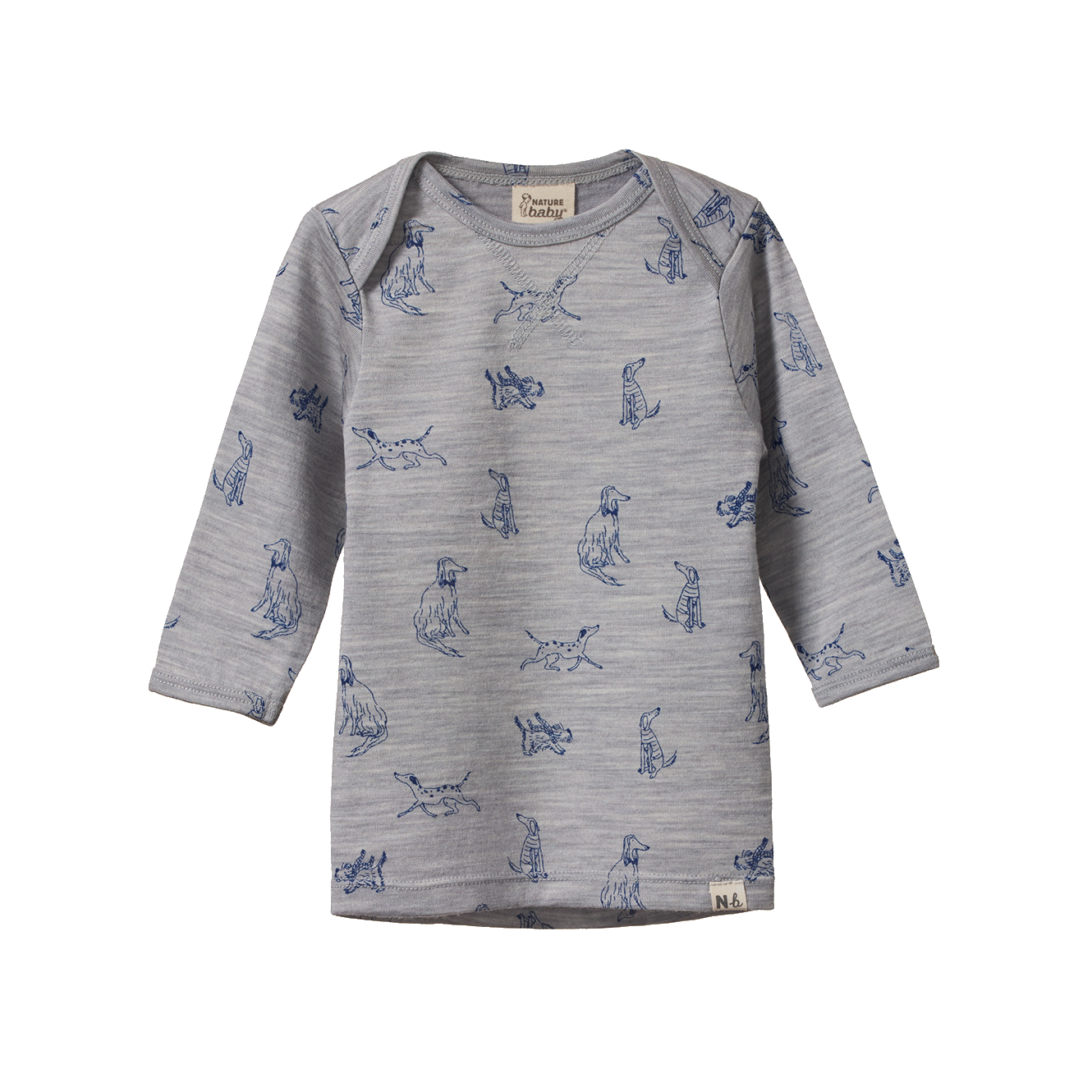 Nature Baby Merino Essential Long Sleeve Tee Best Friend Print