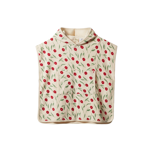 Nature Baby Poncho Towel Joiette Print