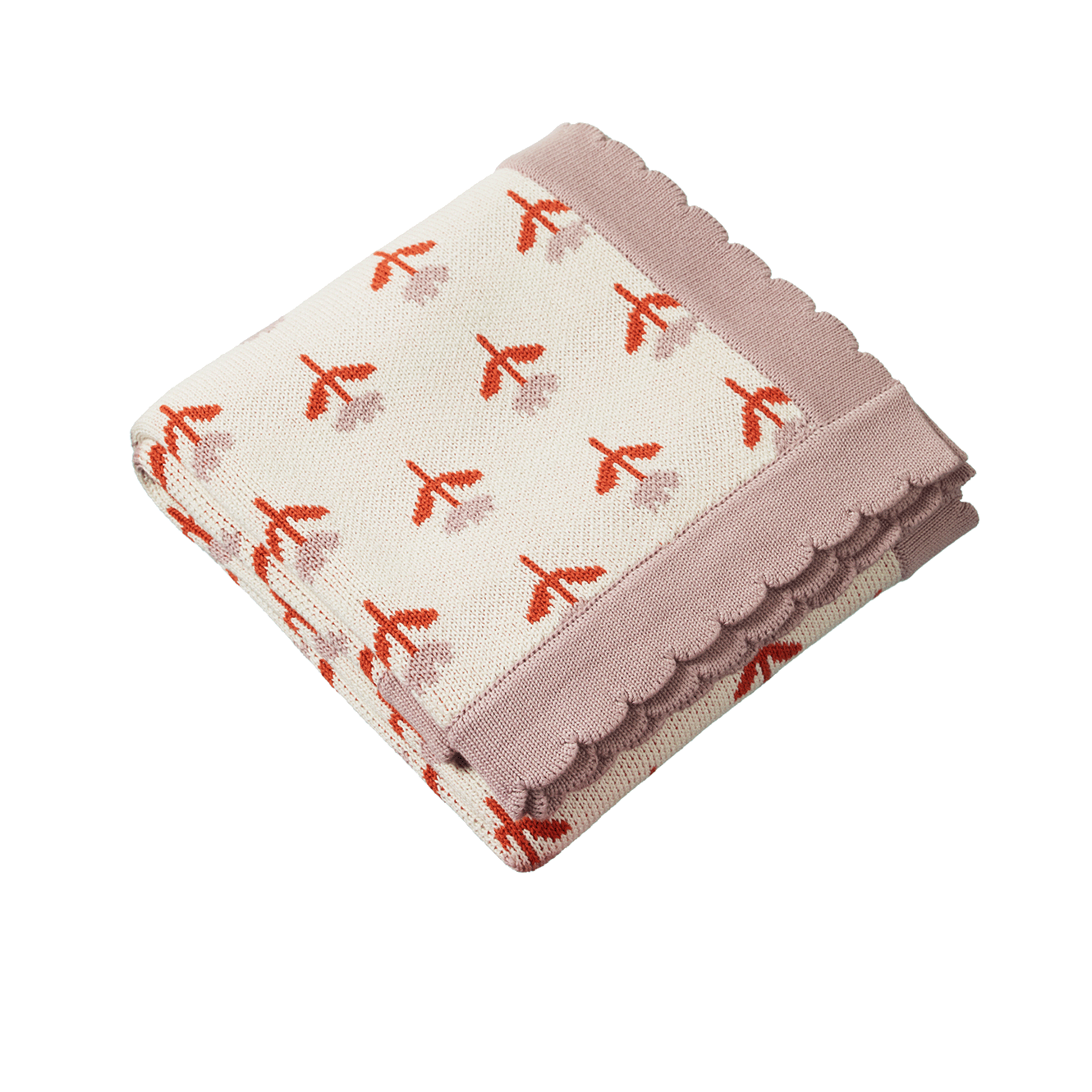 Nature Baby Fern Blanket Fleurette Knit