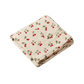 Nature Baby Muslin Wrap Strawberry Blush Print